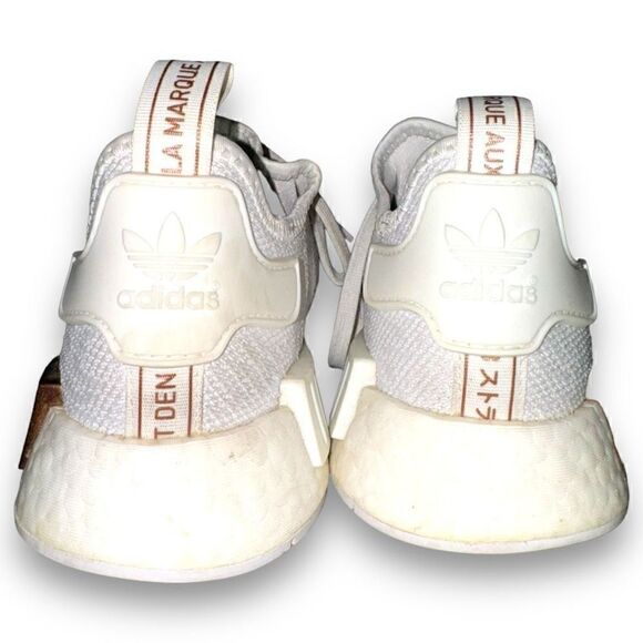 Adidas NMD R1 'White Copper Metallic' Size Women’s 10 FV1788 - Picture 5 of 7